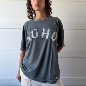 Vintage distressed soho graphic t shirt